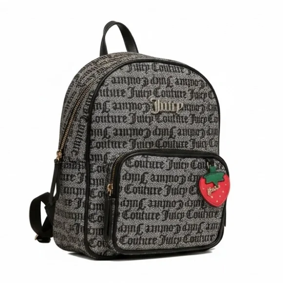 Juicy Couture Monogram Freshly Picked Strawberry Backpack - Picture 2 of 4